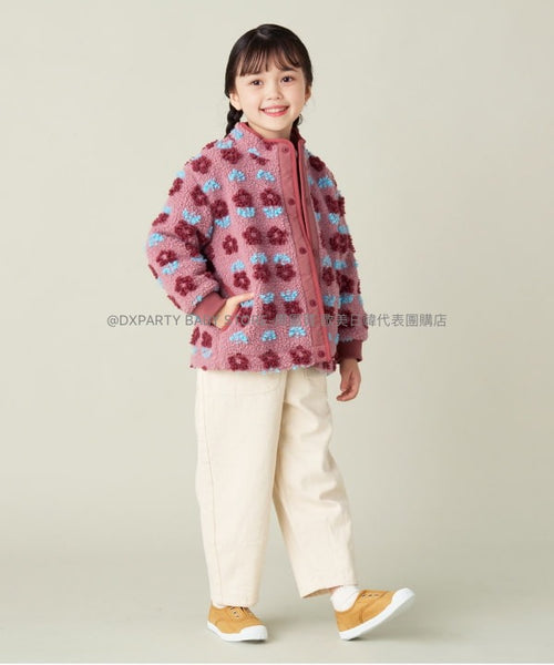 日本童裝 BEAMS mini 提花毛毛外套 90-150cm 男童款/女童款 秋季 OUTERWEAR (適合初秋、香港平均溫度