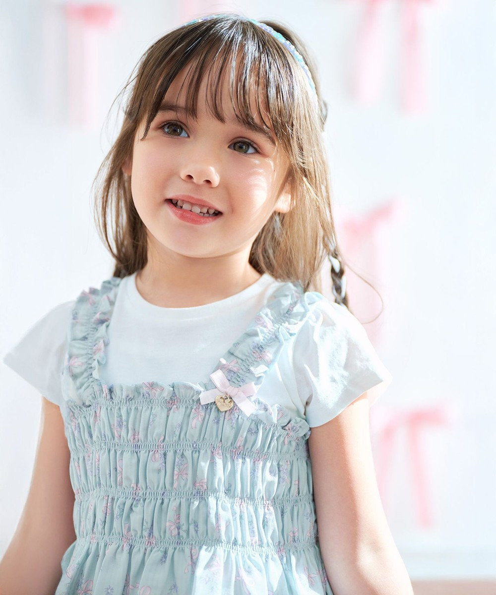 Japanese children's clothing aF#a325 floral two-piece suit 110-160cm girls summer TOPS 