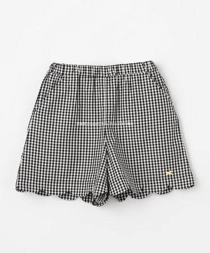 Japanese children's clothing aF#a325 scalloped hem shorts 100-160cm girls summer PANTS 