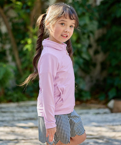 日本童裝 aF#a325 防UV 鑽石車厘子拉練連帽外套 110-160cm 女童款 夏季 OUTERWEAR