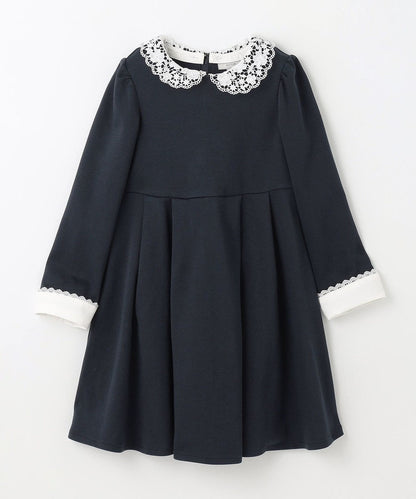 Japanese children's clothing aF#a325 lace collar dress 110-130cm girls summer dresses for interviews/banquets/performances 
