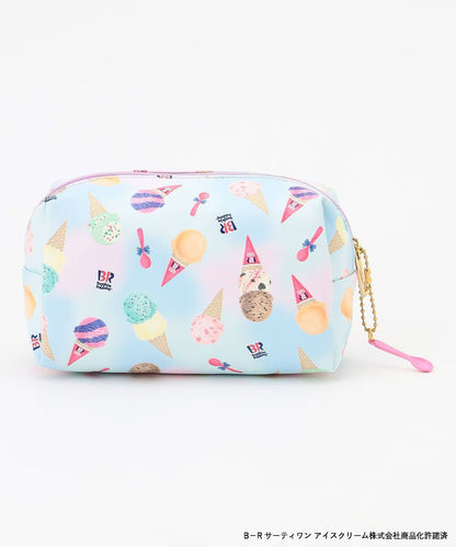 Japan direct delivery aF#a325 x Baskin-Robbins cosmetic bag daily necessities 
