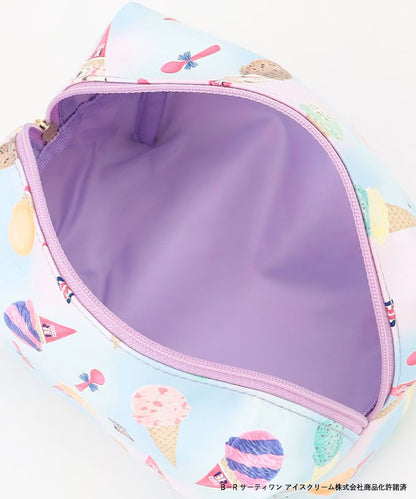 Japan direct delivery aF#a325 x Baskin-Robbins cosmetic bag daily necessities 