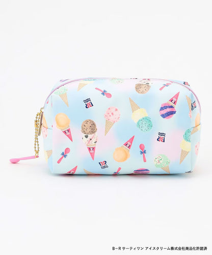 Japan direct delivery aF#a325 x Baskin-Robbins cosmetic bag daily necessities 