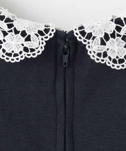 Japanese children's clothing aF#a325 lace collar dress 110-130cm girls summer dresses for interviews/banquets/performances 