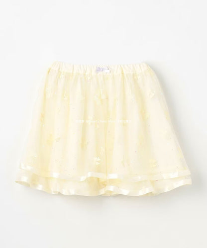Japanese children's clothing aF#a325 bow tulle short skirt 110-150cm girls summer dresses 