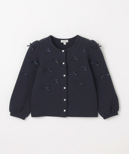 Japanese children's clothing aF#a325 cute bow coat 110-160cm girls summer outerwear 