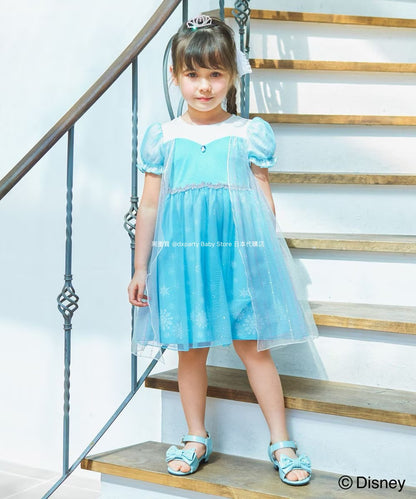 Japanese children's clothing aF#a325 x Disney Princess dress 90-140cm girls summer dresses Halloween special 