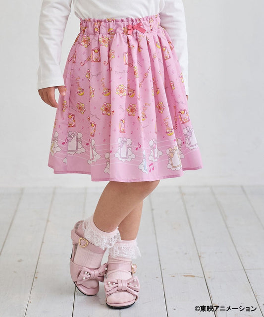 Japanese children's clothing aF#a325 Little Witch DoReMi pleated skirt 90-130cm girls summer SKIRTS 