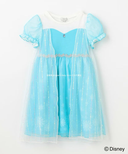Japanese children's clothing aF#a325 x Disney Princess dress 90-140cm girls summer dresses Halloween special 