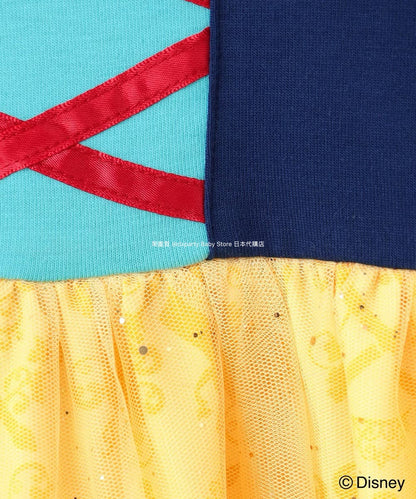 Japanese children's clothing aF#a325 x Disney Princess dress 90-140cm girls summer dresses Halloween special 