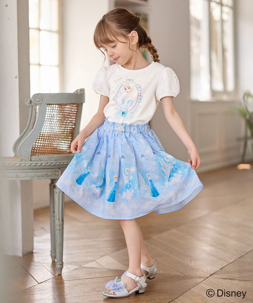 日本童裝 aF#a325 x Disney Princess 公主短裙 100-140cm 女童款 夏季 SKIRTS