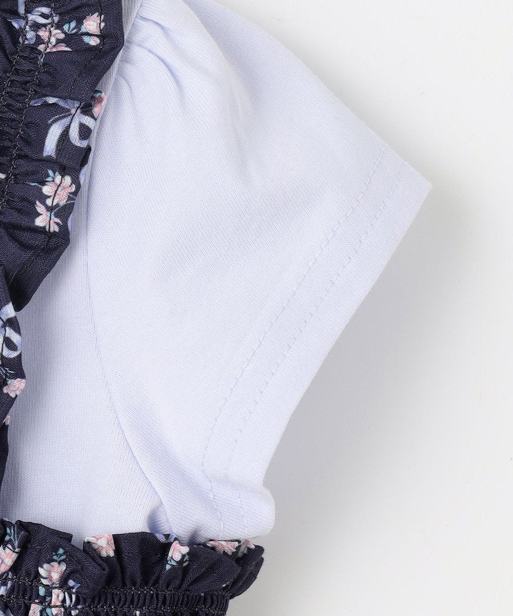Japanese children's clothing aF#a325 floral two-piece suit 110-160cm girls summer TOPS 