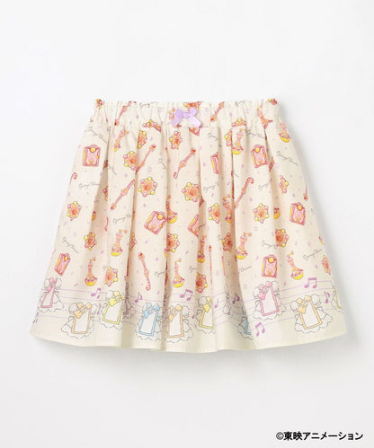 Japanese children's clothing aF#a325 Little Witch DoReMi pleated skirt 90-130cm girls summer SKIRTS 