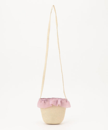 Direct from Japan aF#a325 Straw Woven Diagonal Bag Series Other Brands 