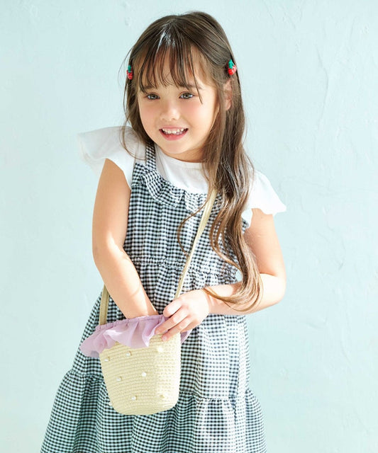 Direct from Japan aF#a325 Straw Woven Diagonal Bag Series Other Brands 