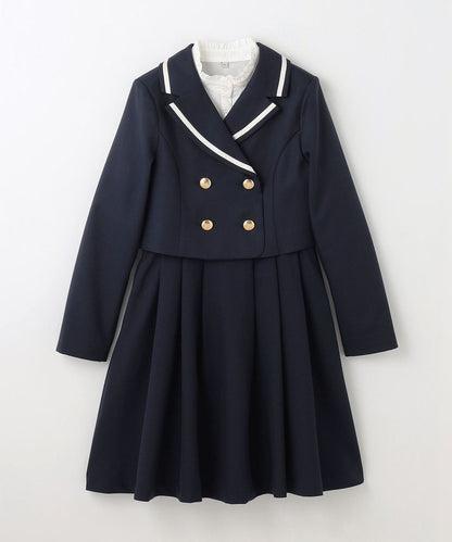 Japanese children's clothing aF#a325 preppy style five-piece suit 150-165cm girls summer TOPS DRESSES OUTERWEAR interview / banquet / performance 