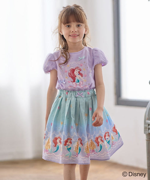 日本童裝 aF#a325 x Disney Princess 公主短裙 100-140cm 女童款 夏季 SKIRTS