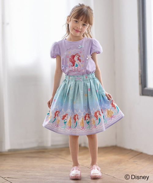 日本童裝 aF#a325 x Disney Princess 公主短裙 100-140cm 女童款 夏季 SKIRTS