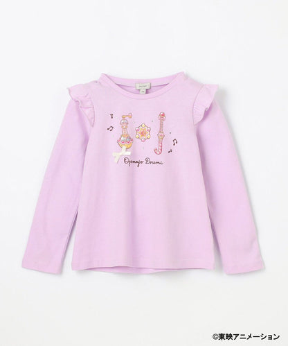 Japanese children's clothing aF#a325 Little Witch DoReMi Magic Long Sleeve Top 90-130cm Girls Summer TOPS 