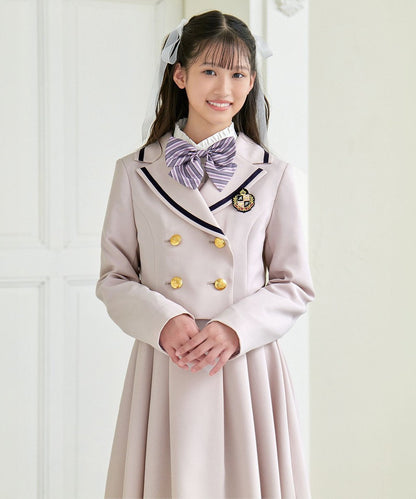 Japanese children's clothing aF#a325 preppy style five-piece suit 150-165cm girls summer TOPS DRESSES OUTERWEAR interview / banquet / performance 