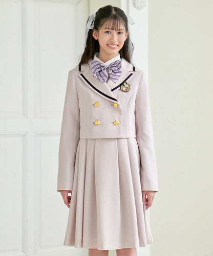 Japanese children's clothing aF#a325 preppy style five-piece suit 150-165cm girls summer TOPS DRESSES OUTERWEAR interview / banquet / performance 