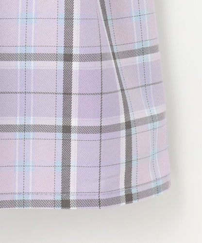 Japanese children's clothing aF#a325 checkered vest dress 110-130cm girls summer dresses for interviews/banquets/performances 