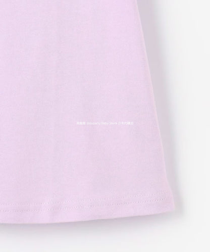 Japanese children's clothing aF#a325 necklace pattern short-sleeved top 90-160cm girls summer TOPS 
