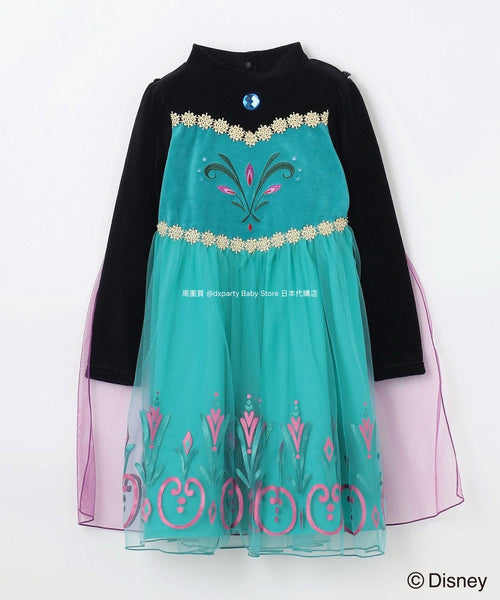 日本童裝 aF#a325 x FROZEN 公主裙 140cm 女童款 冬季 DRESSES