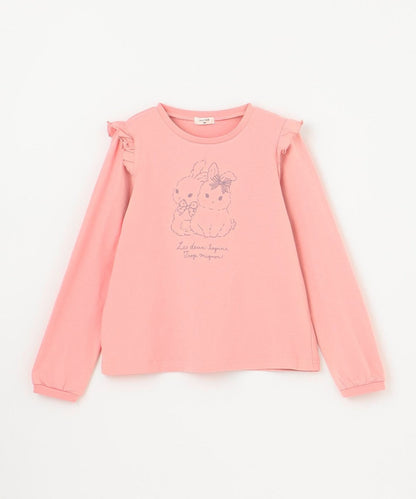 日本童裝 aF#a325 可愛印花上衣 90-160cm 女童款 夏季 TOPS