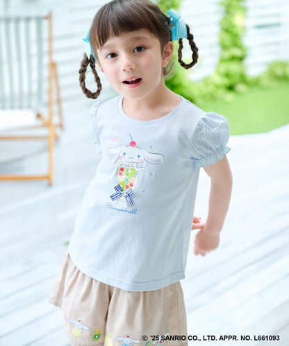 Japanese children's clothing aF#a325 x Sanrio cute printed skirt pants 100-150cm girls summer PANTS 