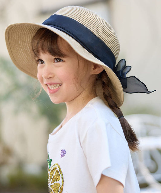 Straw hat 52-56cm (shipped from Japan) aF#a325 