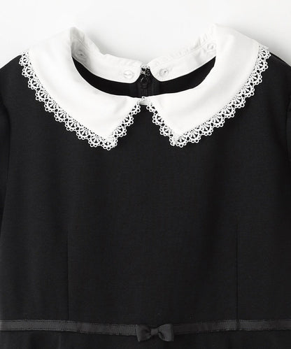 Japanese children's clothing aF#a325 lace collar dress 110-160cm girls summer dresses for interviews/banquets/performances 