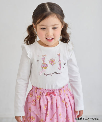 Japanese children's clothing aF#a325 Little Witch DoReMi Magic Long Sleeve Top 90-130cm Girls Summer TOPS 