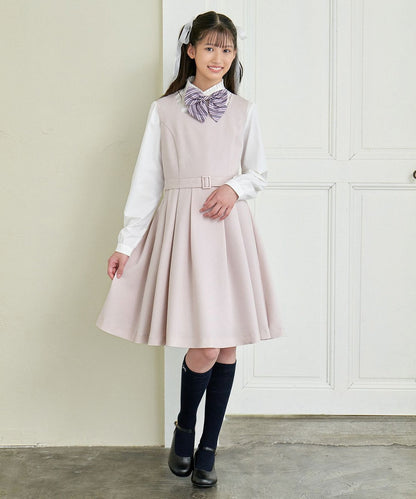 Japanese children's clothing aF#a325 preppy style five-piece suit 150-165cm girls summer TOPS DRESSES OUTERWEAR interview / banquet / performance 