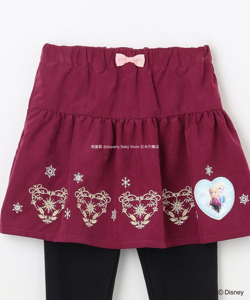 日本童裝 aF#a325 x FROZEN 假兩件裙連打底褲 90-140cm 女童款 冬季 PANTS