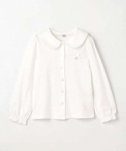 Japanese children's clothing aF#a325 shirt 110-130cm girls summer TOPS interview/banquet/performance 
