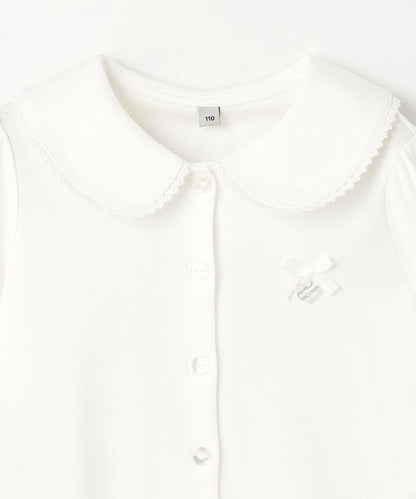 Japanese children's clothing aF#a325 shirt 110-130cm girls summer TOPS interview/banquet/performance 