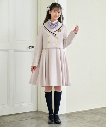 Japanese children's clothing aF#a325 preppy style five-piece suit 150-165cm girls summer TOPS DRESSES OUTERWEAR interview / banquet / performance 