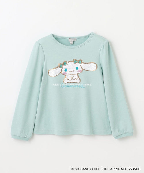 日本童裝 aF#a325 x Sanrio 雙面珠片上衣 100-140cm 女童款 冬季 TOPS