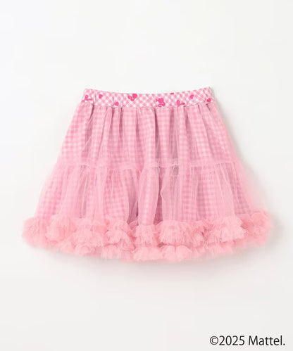 Japanese children's clothing aF#a325 Floral tulle dress 100-150cm Girls summer dresses for interviews/banquets/performances 