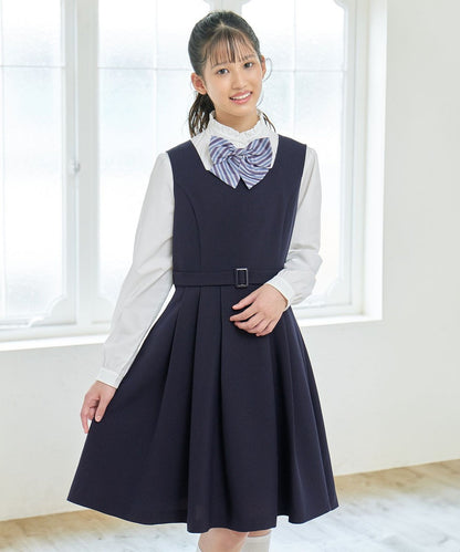 Japanese children's clothing aF#a325 preppy style five-piece suit 150-165cm girls summer TOPS DRESSES OUTERWEAR interview / banquet / performance 