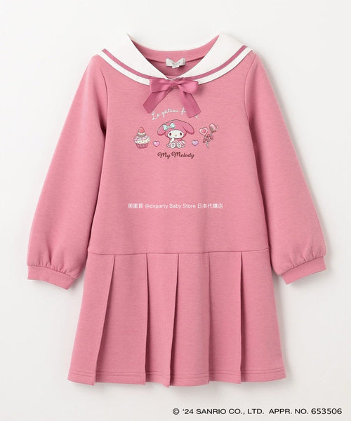 日本童裝 aF#a325 x Sanrio 水手風連身裙 100-140cm 女童款 冬季 DRESSES