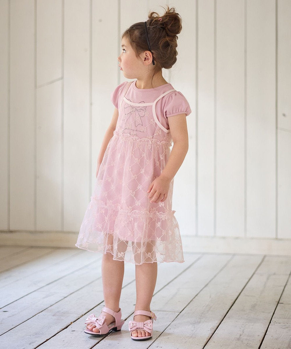 Japanese children's clothing aF#a325 suspender skirt and T-skirt two-piece set 110-160cm girls summer dresses 
