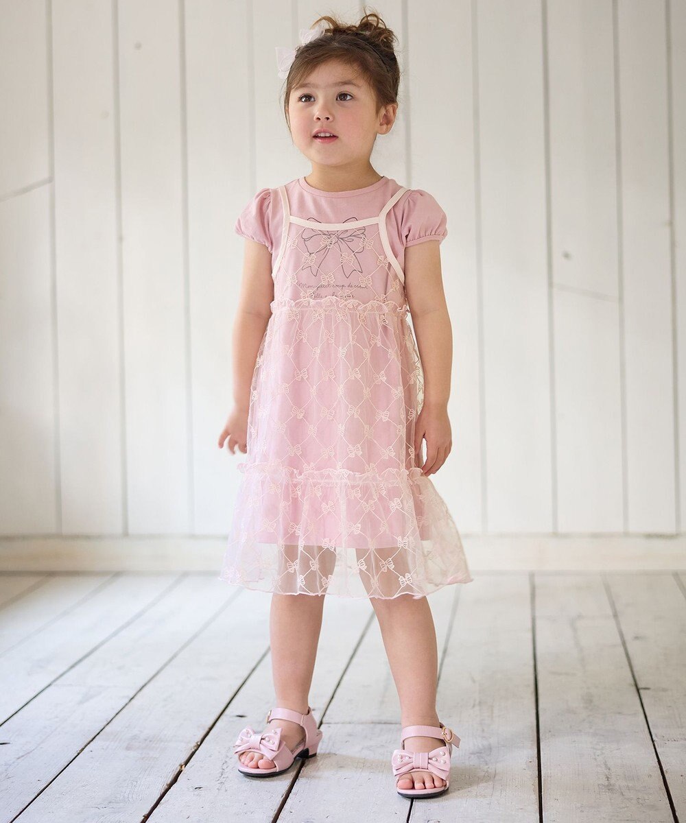 Japanese children's clothing aF#a325 suspender skirt and T-skirt two-piece set 110-160cm girls summer dresses 