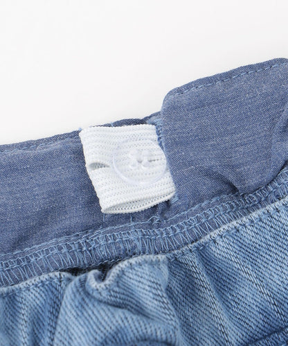 日本童裝 aF#a325 蝴蝶結緊身牛仔褲 100-140cm 女童款 夏季 PANTS