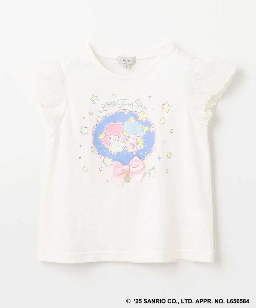 Japanese children's clothing aF#a325 Little Twin Stars printed top 90-160cm girls summer TOPS 