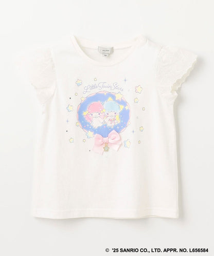 Japanese children's clothing aF#a325 Little Twin Stars printed top 90-160cm girls summer TOPS 
