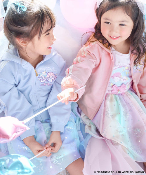 日本童裝 aF#a325 Little Twin Stars 印花上衣 90-160cm 女童款 夏季 TOPS