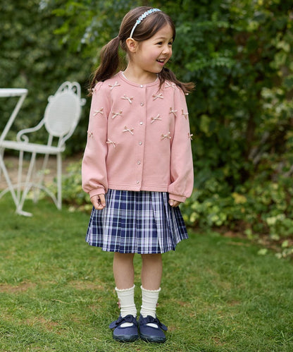 Japanese children's clothing aF#a325 cute bow coat 110-160cm girls summer outerwear 